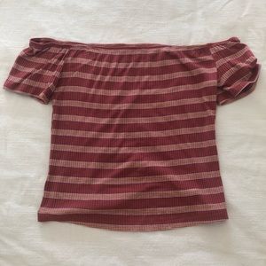 Off the shoulder tank